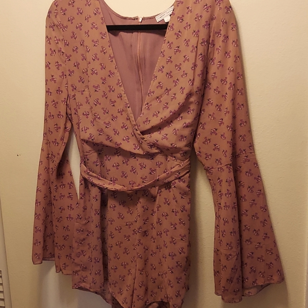Pale pink romper